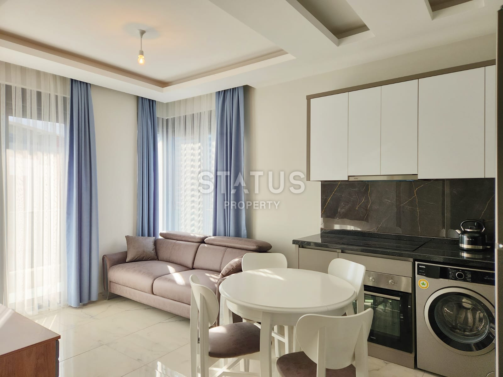 Двухкомнатная меблированная квартира в районе Оба, 50м2 фото 11