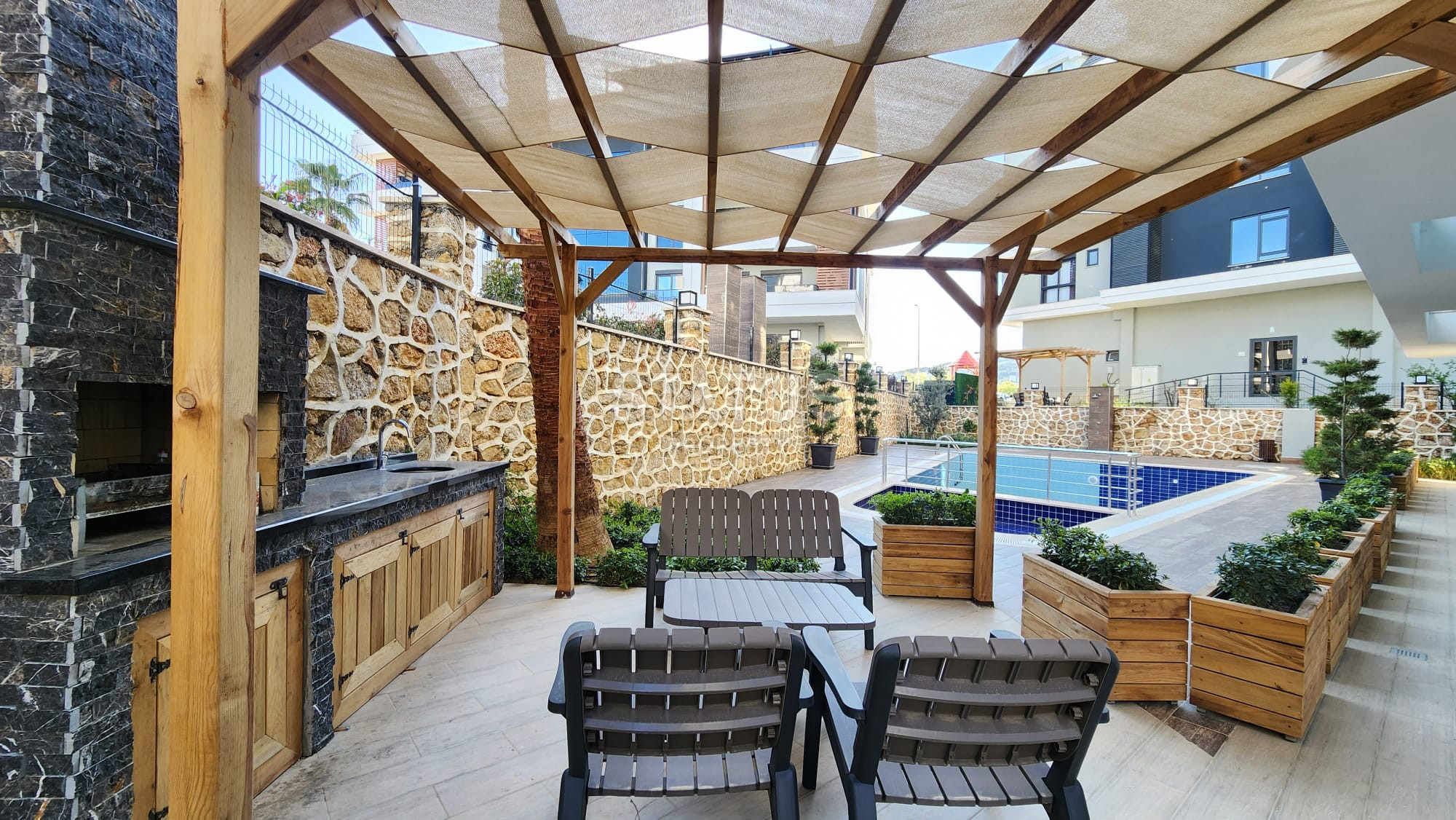 Двухкомнатная меблированная квартира в районе Оба, 50м2 фото 28