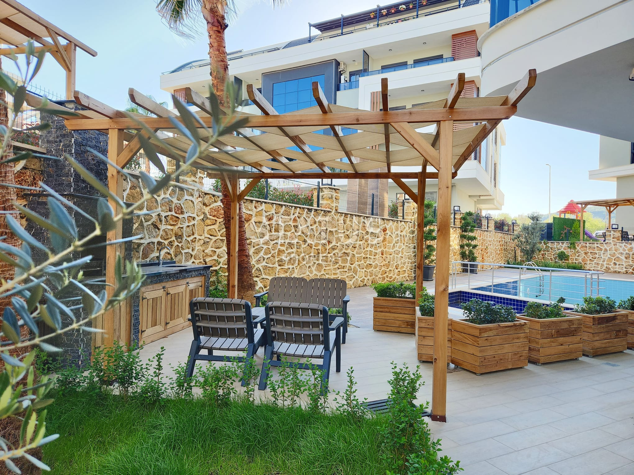 Двухкомнатная меблированная квартира в районе Оба, 50м2 фото 32