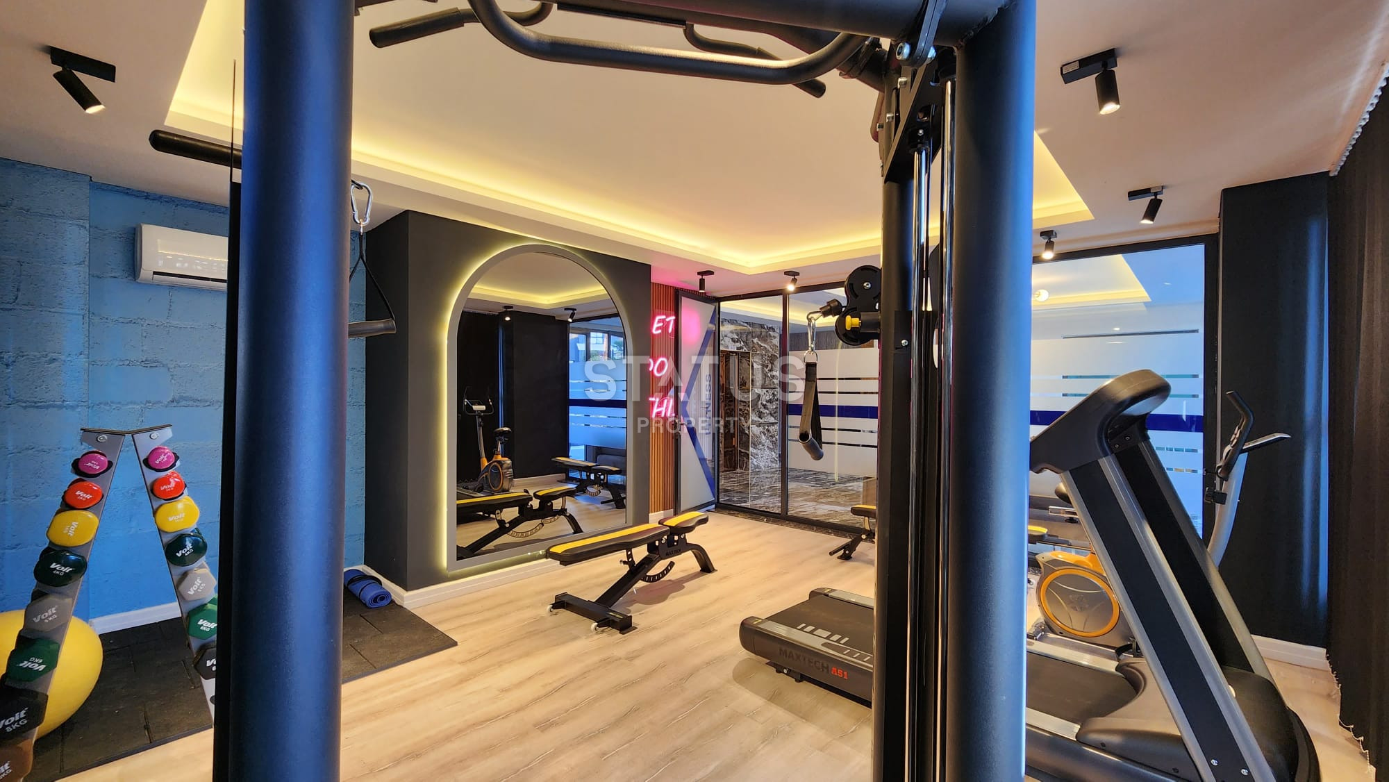 Двухкомнатная меблированная квартира в районе Оба, 50м2 фото 35