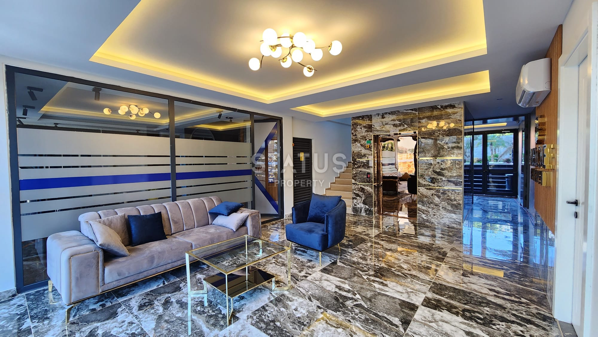 Двухкомнатная меблированная квартира в районе Оба, 50м2 фото 38