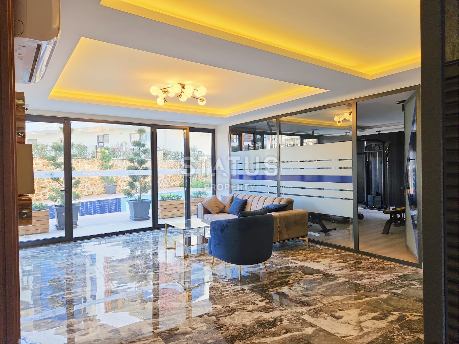 Двухкомнатная меблированная квартира в районе Оба, 50м2 фото 40