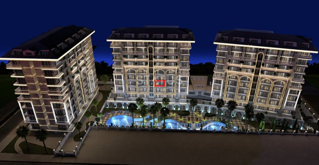 Квартира 1+1 в строящемся объекте в самом центре Алании 70 м2 фото 3