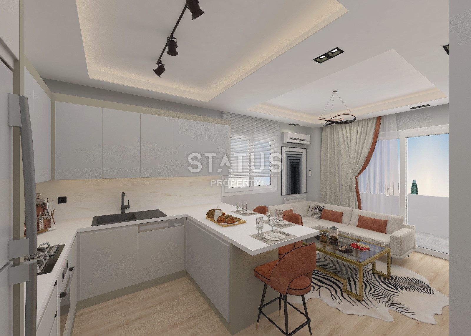 Последние квартиры в комплексе с хорошим расположением в микрорайоне Арап Бакшиш района Ердемли города Мерсин. 50м2 фото 11