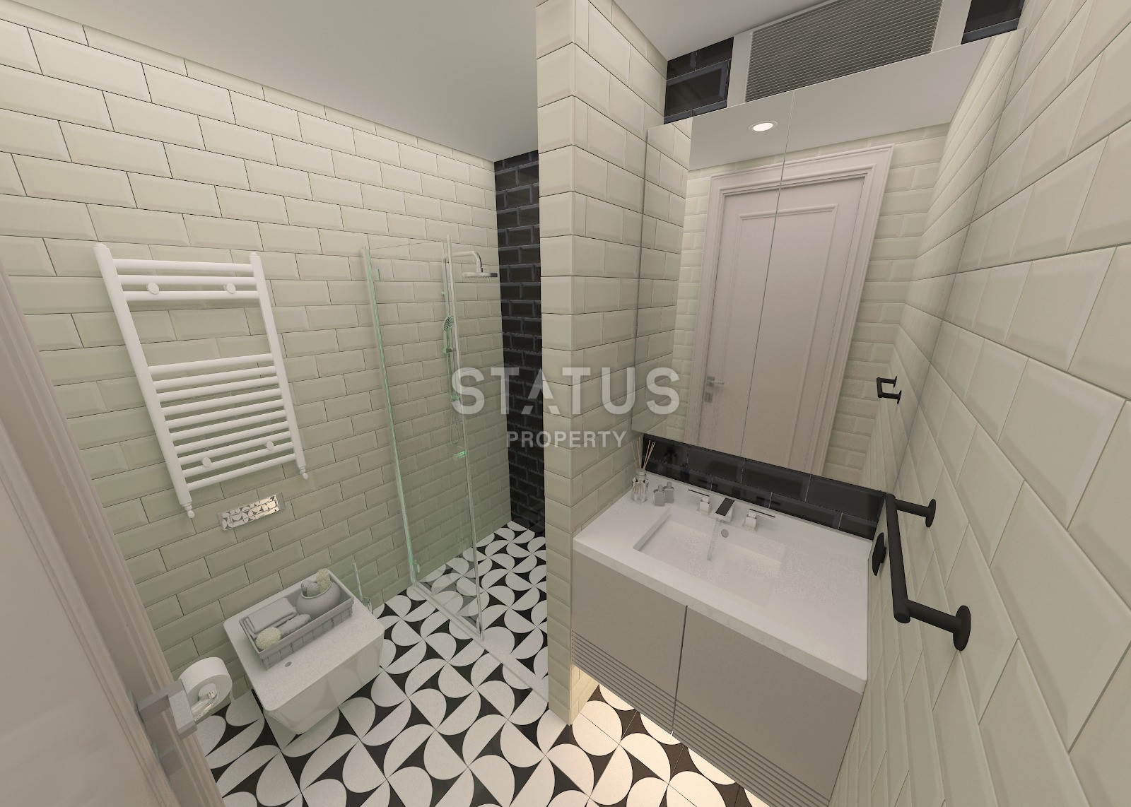 Последние квартиры в комплексе с хорошим расположением в микрорайоне Арап Бакшиш района Ердемли города Мерсин. 50м2 фото 15