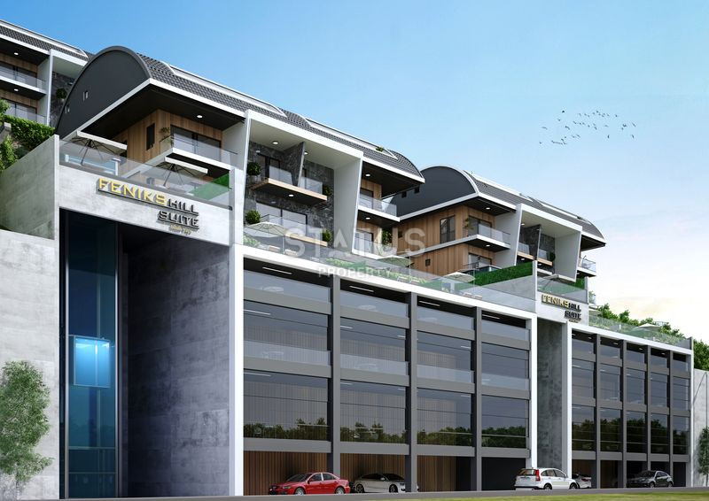 Проект класса люкс с панорамными видами на море и город в районе Тепе, 147-405 м2 фото 5