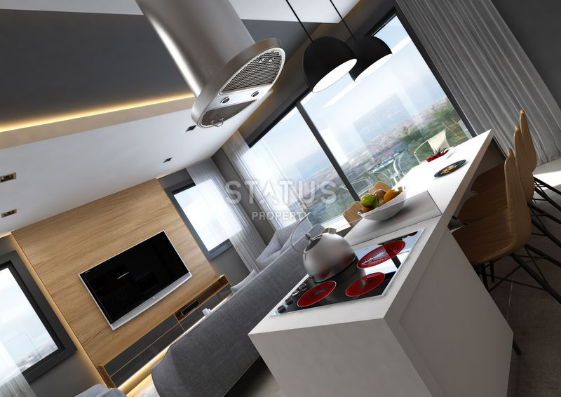 Проект класса люкс с панорамными видами на море и город в районе Тепе, 147-405 м2 фото 7