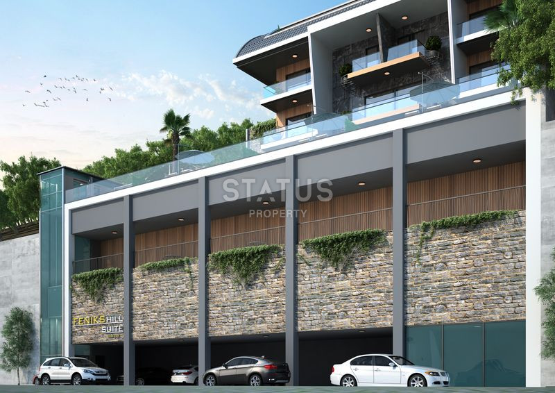 Проект класса люкс с панорамными видами на море и город в районе Тепе, 147-405 м2 фото 15