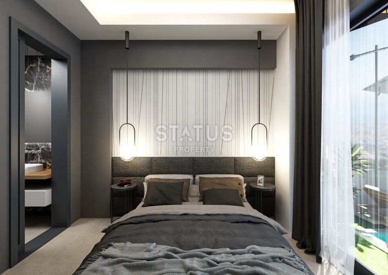 Проект класса люкс с панорамными видами на море и город в районе Тепе, 147-405 м2 фото 16