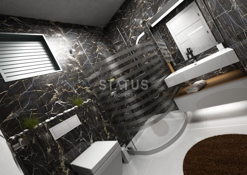 Проект класса люкс с панорамными видами на море и город в районе Тепе, 147-405 м2 фото 18