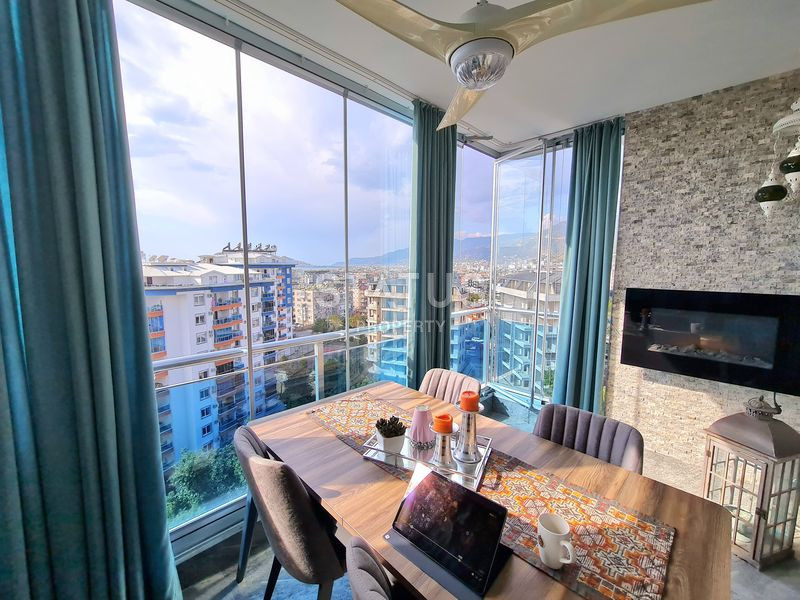 Furnished penthouse 3+1 in the open area of Tosmur. 180m2 фото 7