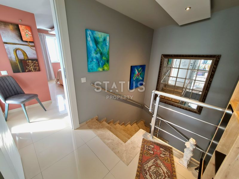 Furnished penthouse 3+1 in the open area of Tosmur. 180m2 фото 15