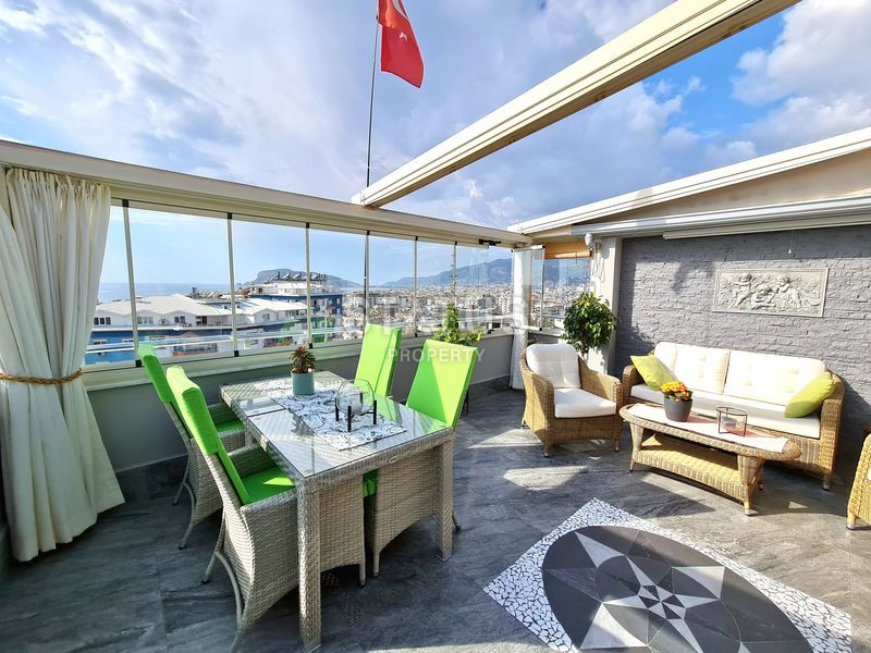 Furnished penthouse 3+1 in the open area of Tosmur. 180m2 фото 19