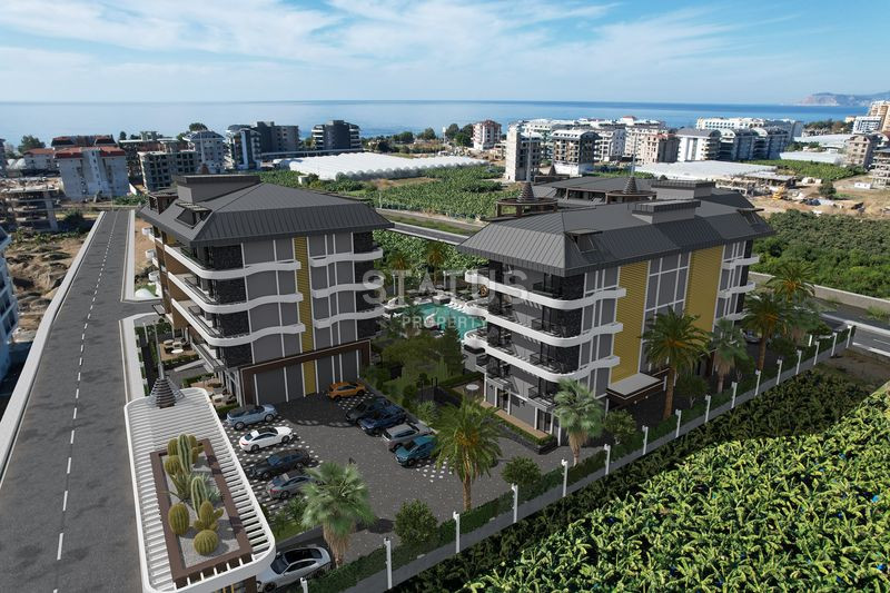 Проект на этапе карандаша от ведущего застройщика в элитном районе Каргыджак в 300м от моря. 59м2 – 204м2 фото 11