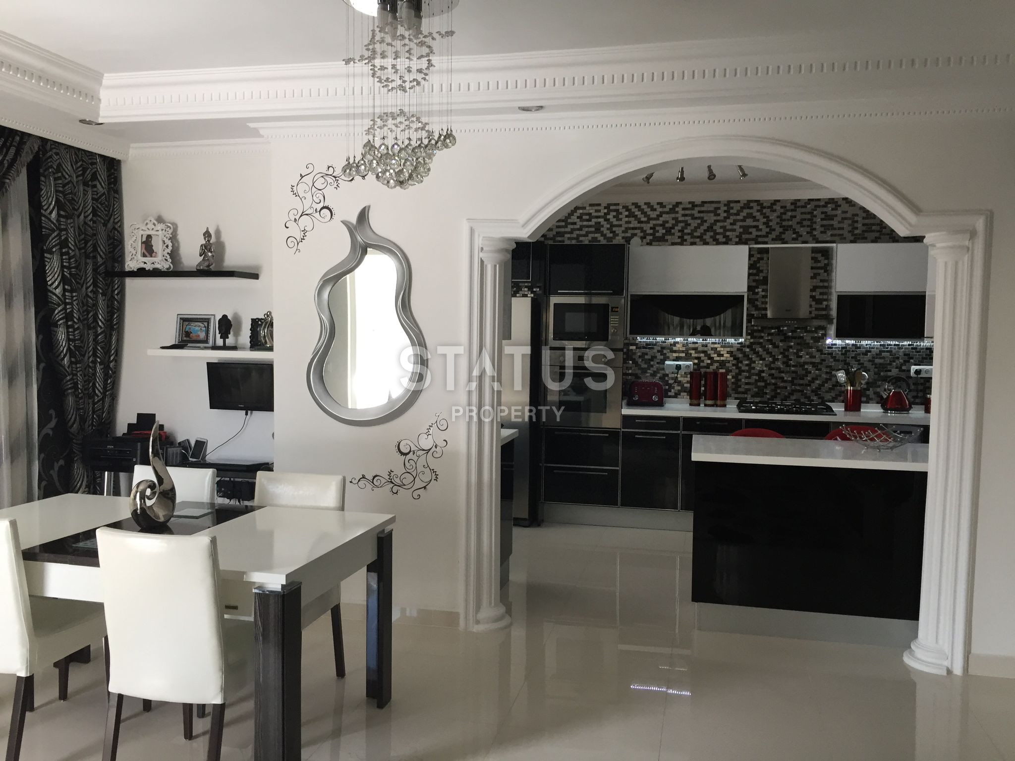 Очень выгодно! Трёхкомнатная просторная квартира в центре Аланьи пляж Клеопарты.  115м2 фото 4