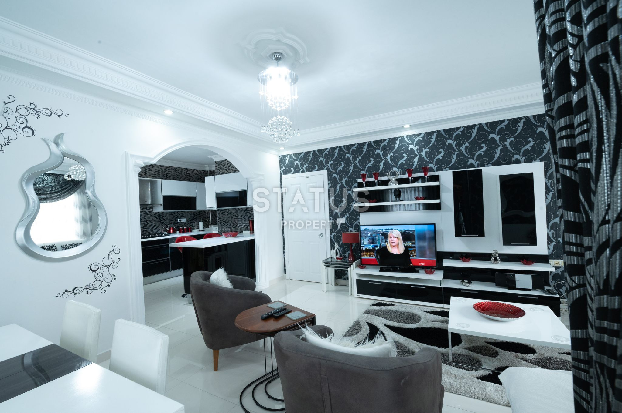 Очень выгодно! Трёхкомнатная просторная квартира в центре Аланьи пляж Клеопарты.  115м2 фото 5