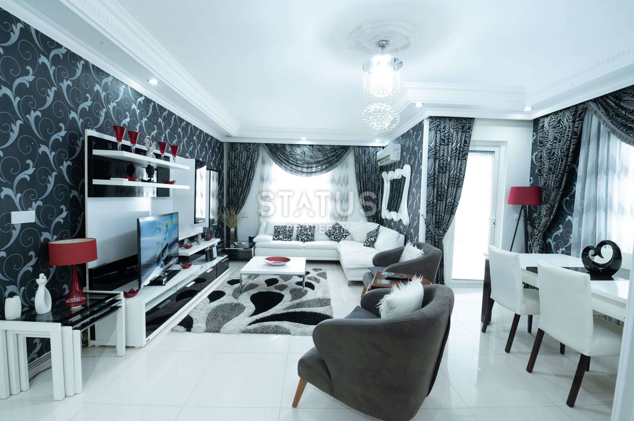 Очень выгодно! Трёхкомнатная просторная квартира в центре Аланьи пляж Клеопарты.  115м2 фото 6