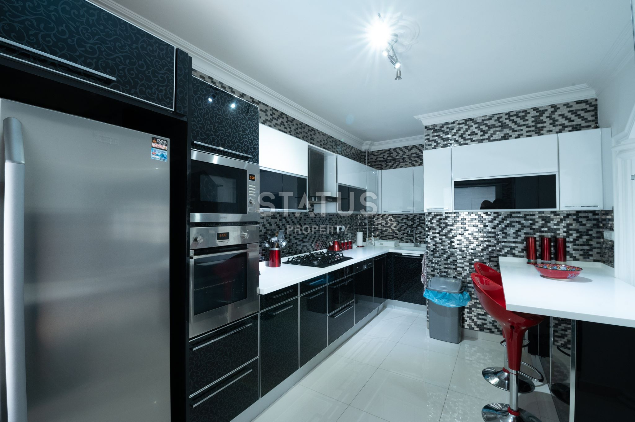 Очень выгодно! Трёхкомнатная просторная квартира в центре Аланьи пляж Клеопарты.  115м2 фото 7