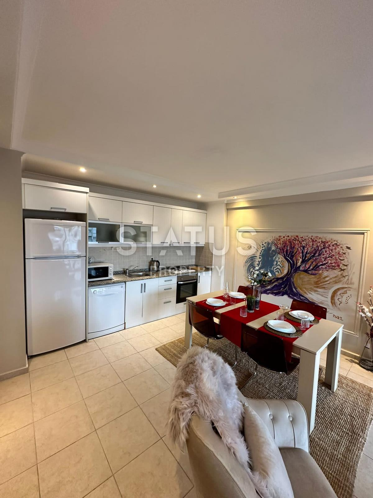 Status Property Company is pleased to offer you a three-room apartment with a sea view in the developed area of Cikcilli in a complex with rich infrastructure. фото 12