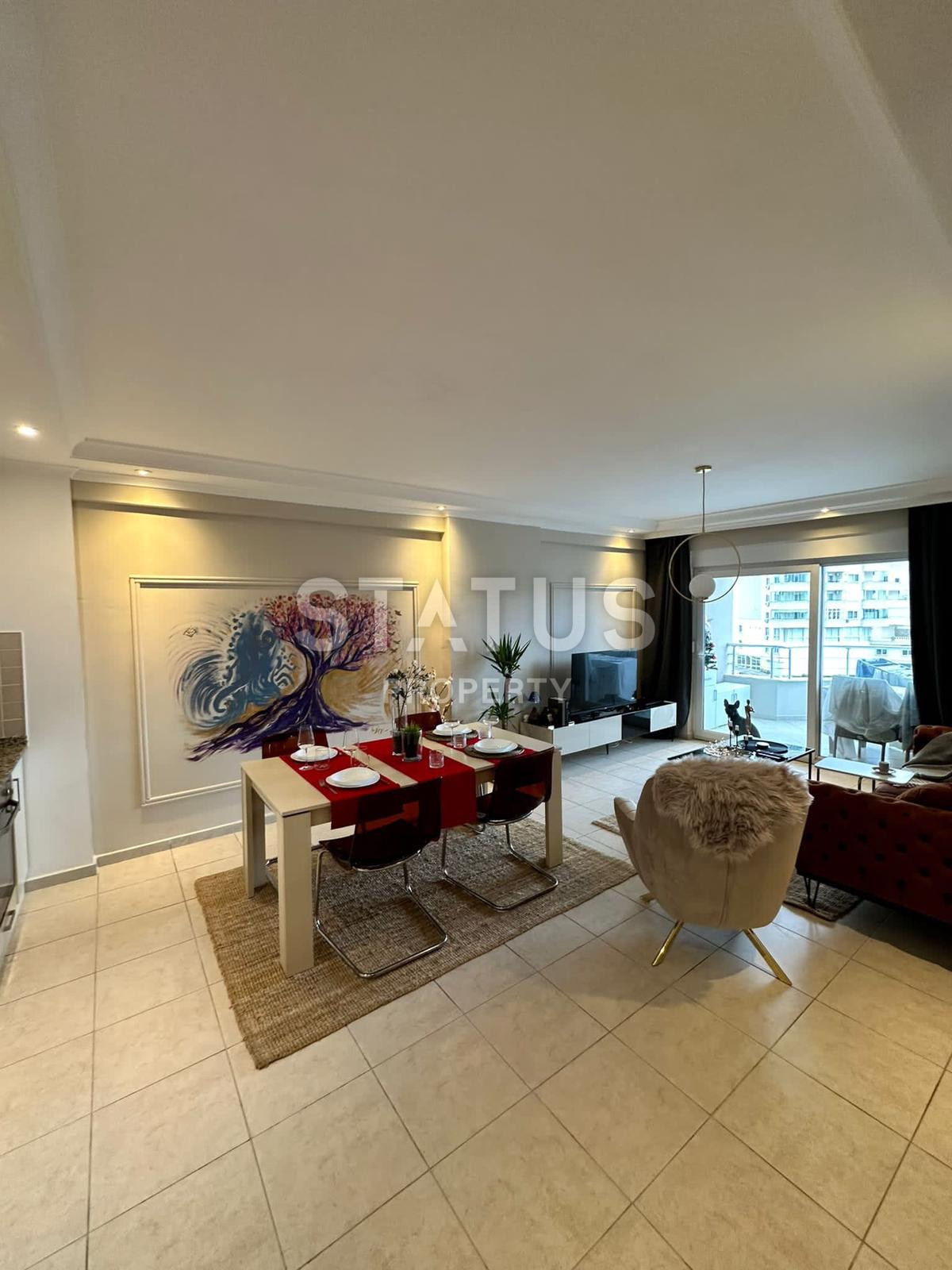 Status Property Company is pleased to offer you a three-room apartment with a sea view in the developed area of Cikcilli in a complex with rich infrastructure. фото 14