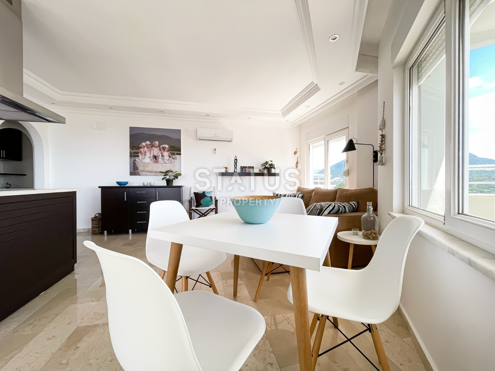 Spacious three-room furnished apartment in the Tosmur area. 110m2 фото 22