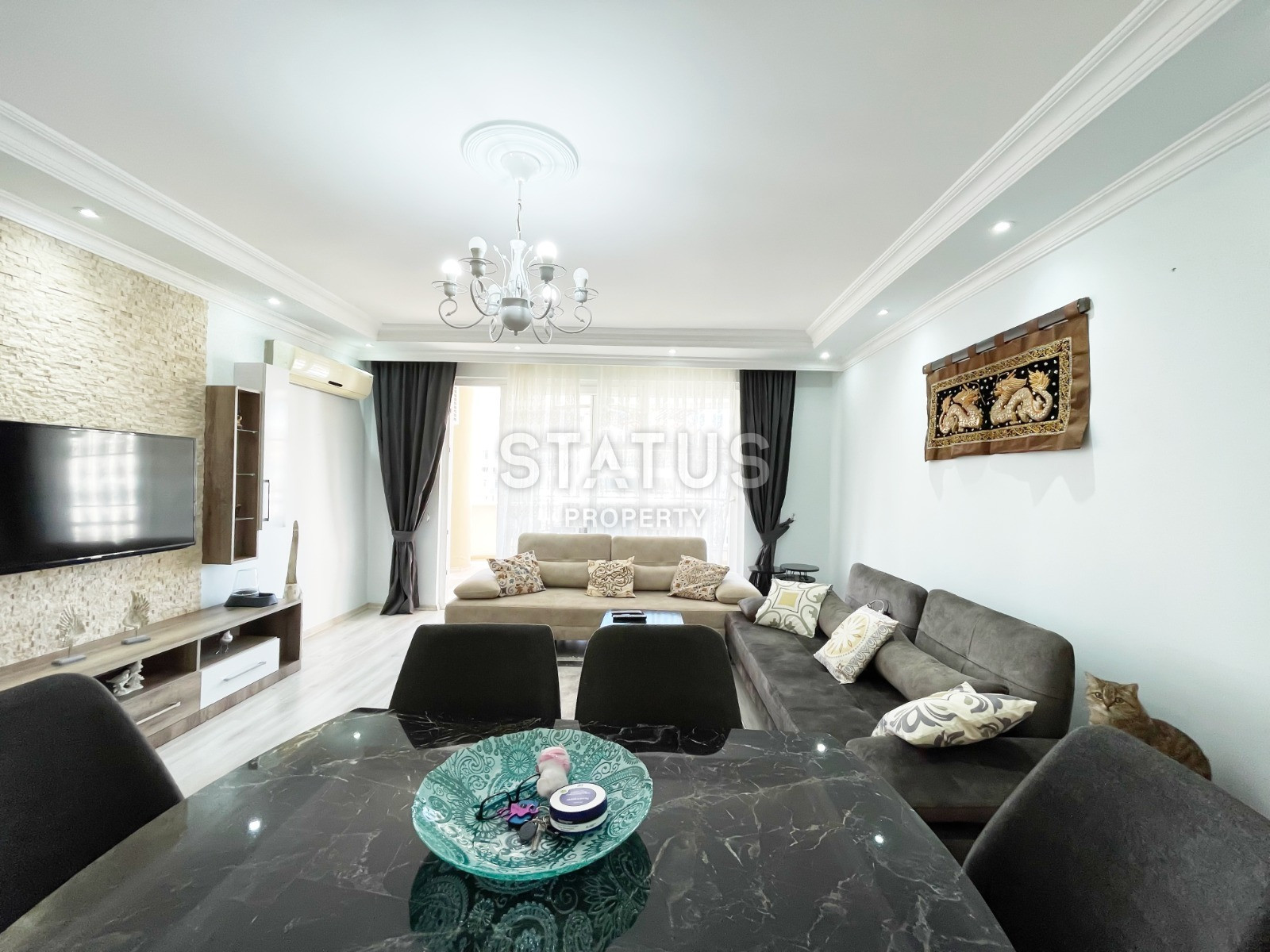 Spacious three-room furnished apartment in the Tosmur area. 110m2 фото 12