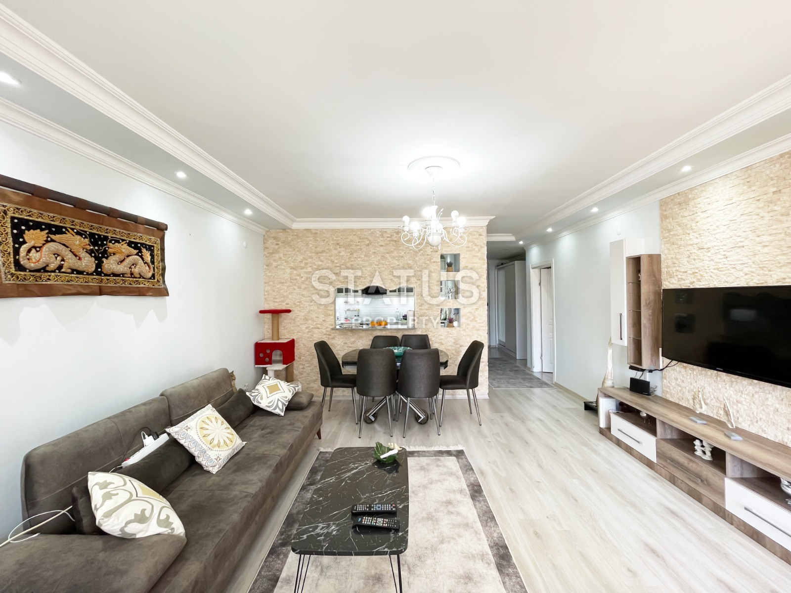 Spacious three-room furnished apartment in the Tosmur area. 110m2 фото 15