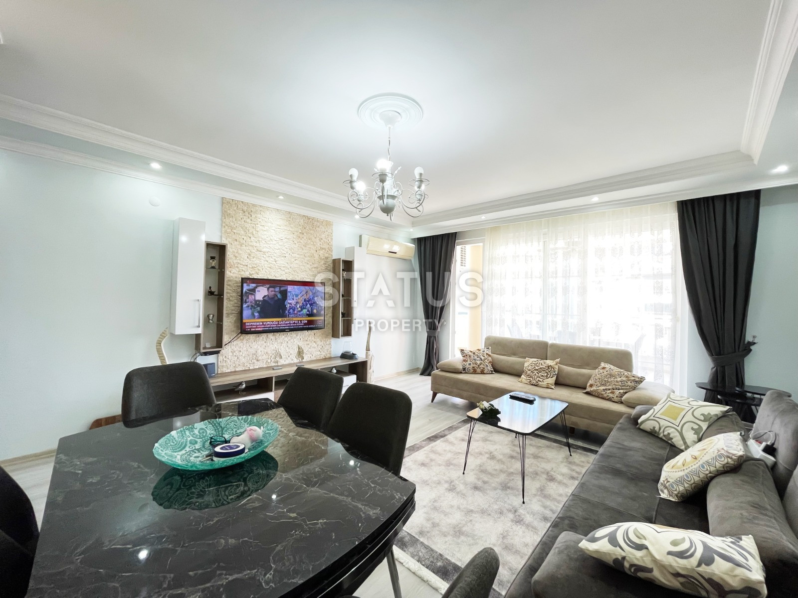 Spacious three-room furnished apartment in the Tosmur area. 110m2 фото 32