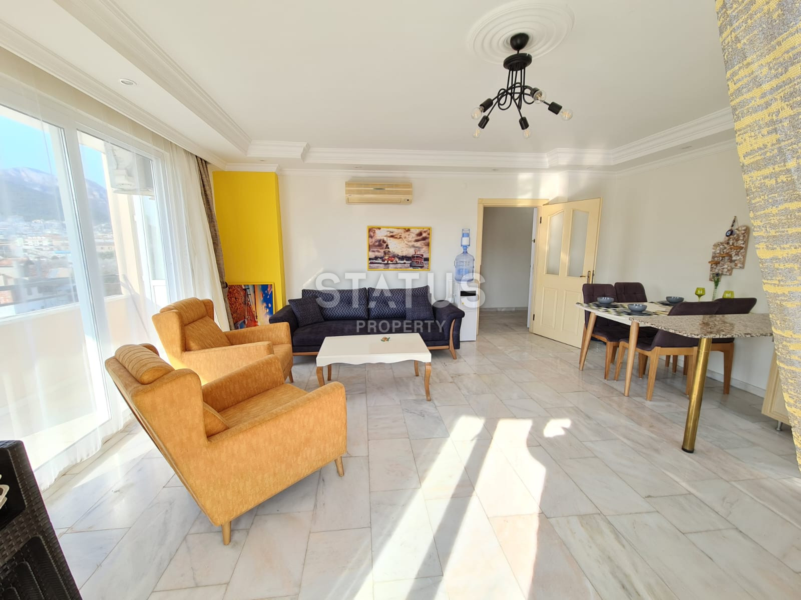 Меблированная квартира с двумя спальнями в 500м от моря в открытом районе ОБА. 100м2 фото 17