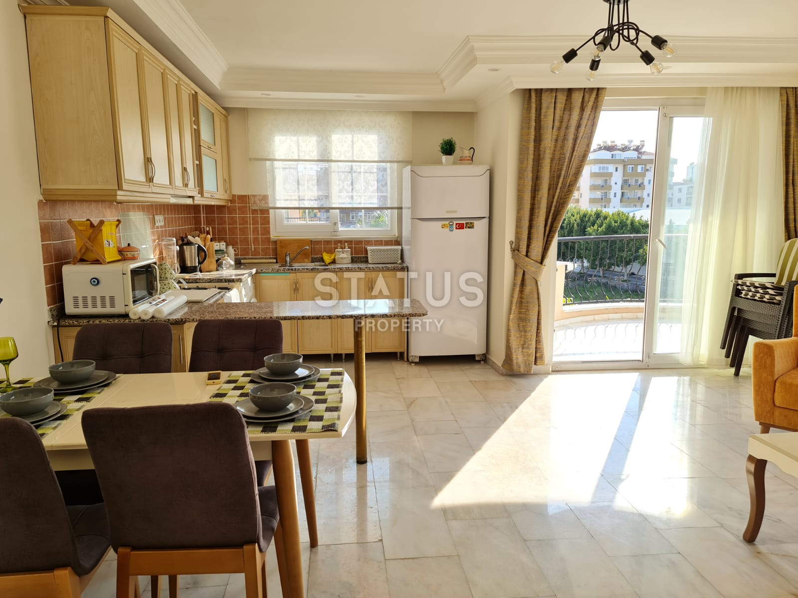 Меблированная квартира с двумя спальнями в 500м от моря в открытом районе ОБА. 100м2 фото 26