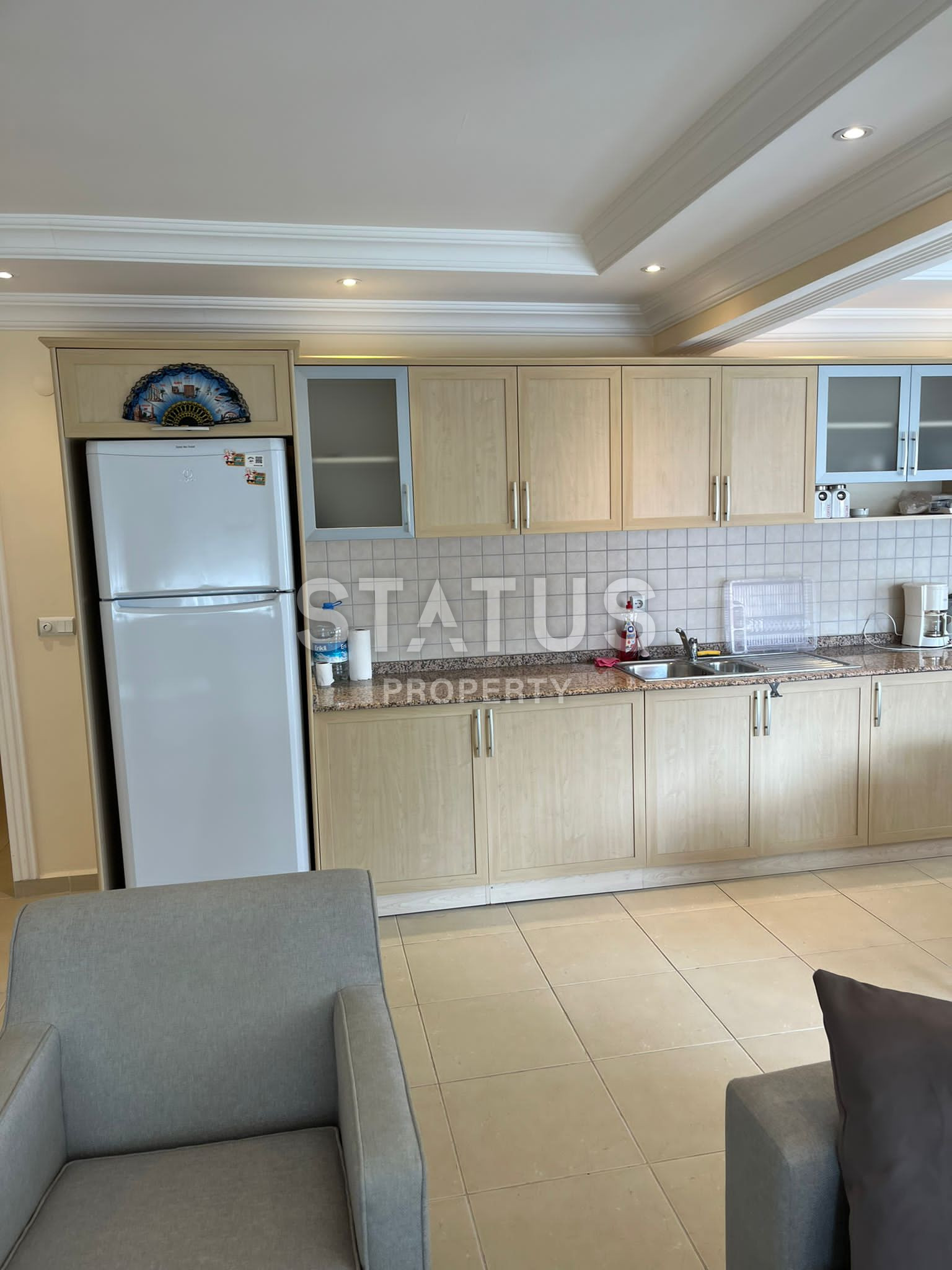 Уютная, современная, меблированная квартира 2+1 в 200м от моря в районе нижняя ОБА. 105м2 фото 7