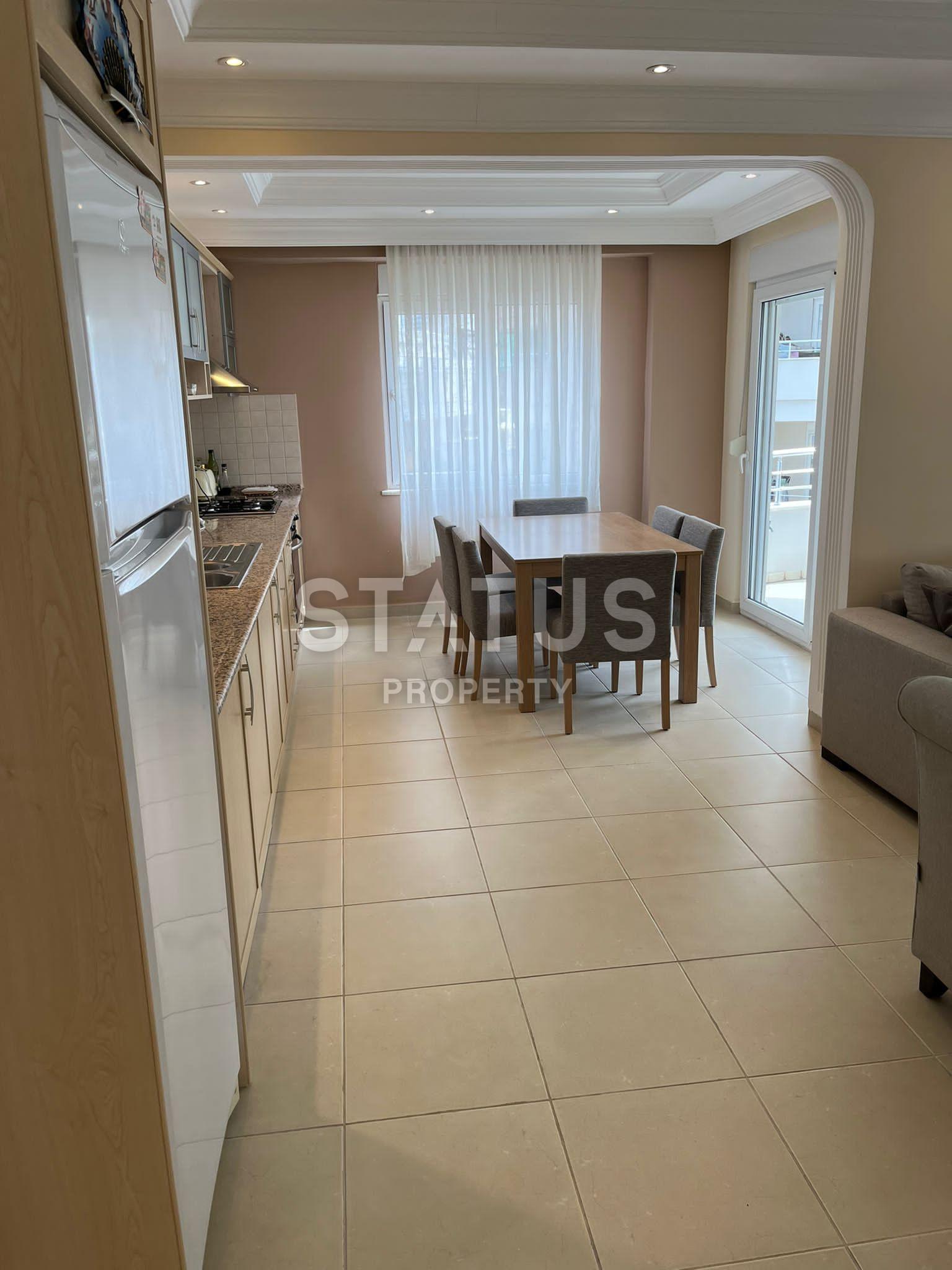 Уютная, современная, меблированная квартира 2+1 в 200м от моря в районе нижняя ОБА. 105м2 фото 9