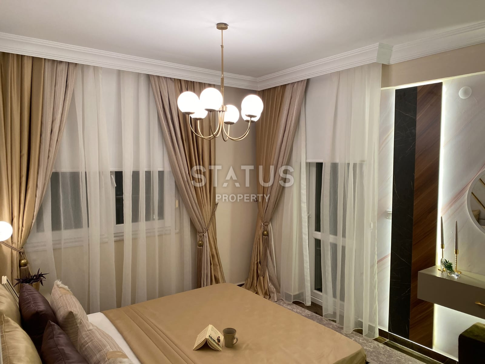 Уютная меблированная квартира в 100м от моря в Махмутларе. 115м2 фото 10