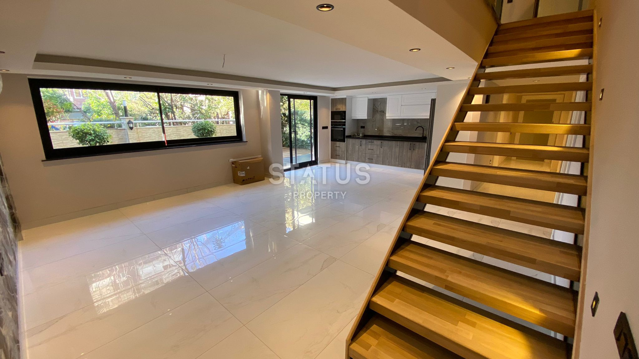 Новый дуплекс с садом под гражданство в центре Аланьи пляж Клеопатры. 170м2 – 70м2 фото 6