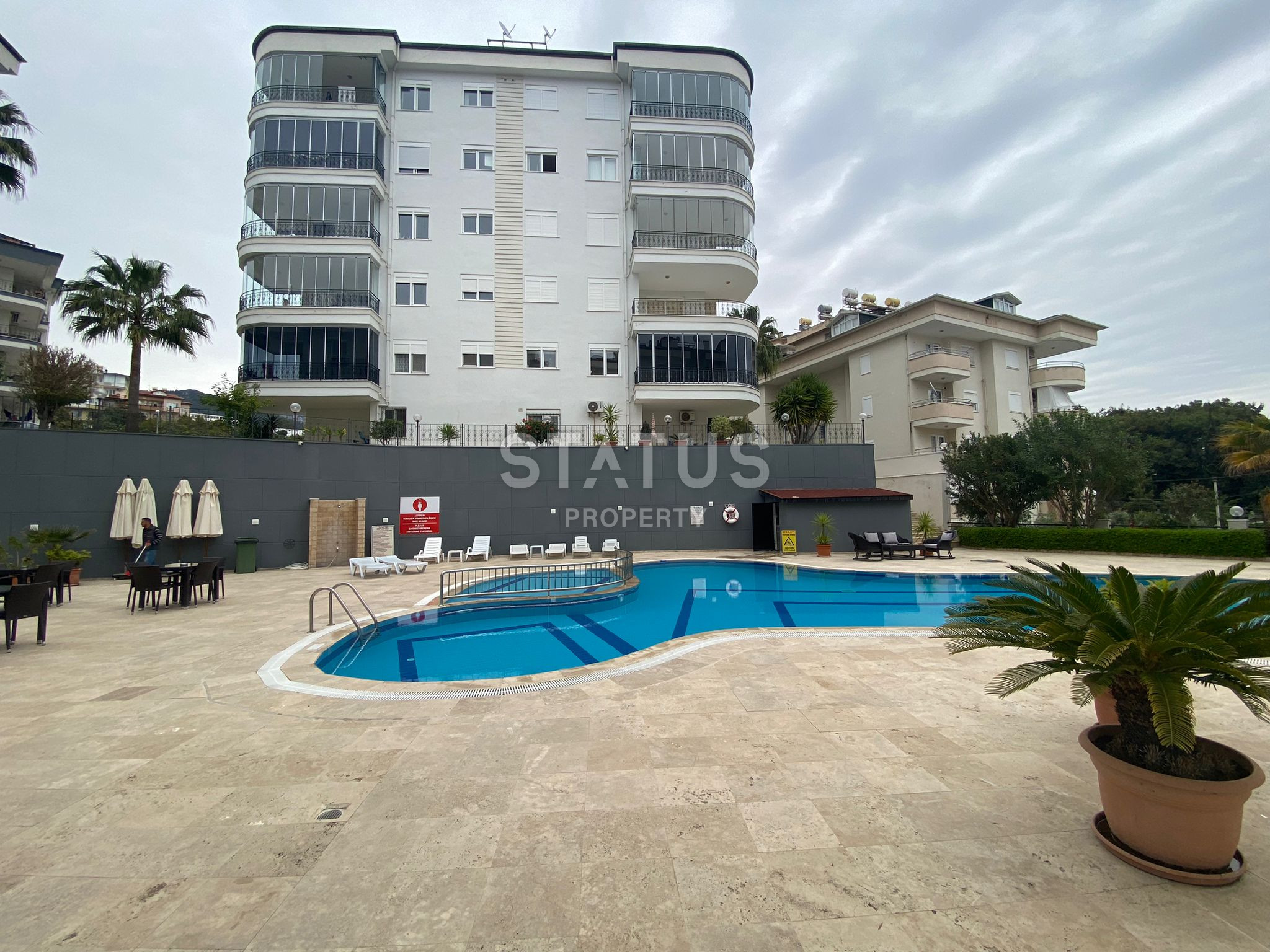 Трёхкомнатная квартира с собственным личным садом у моря в районе ОБА. 100м2 фото 26