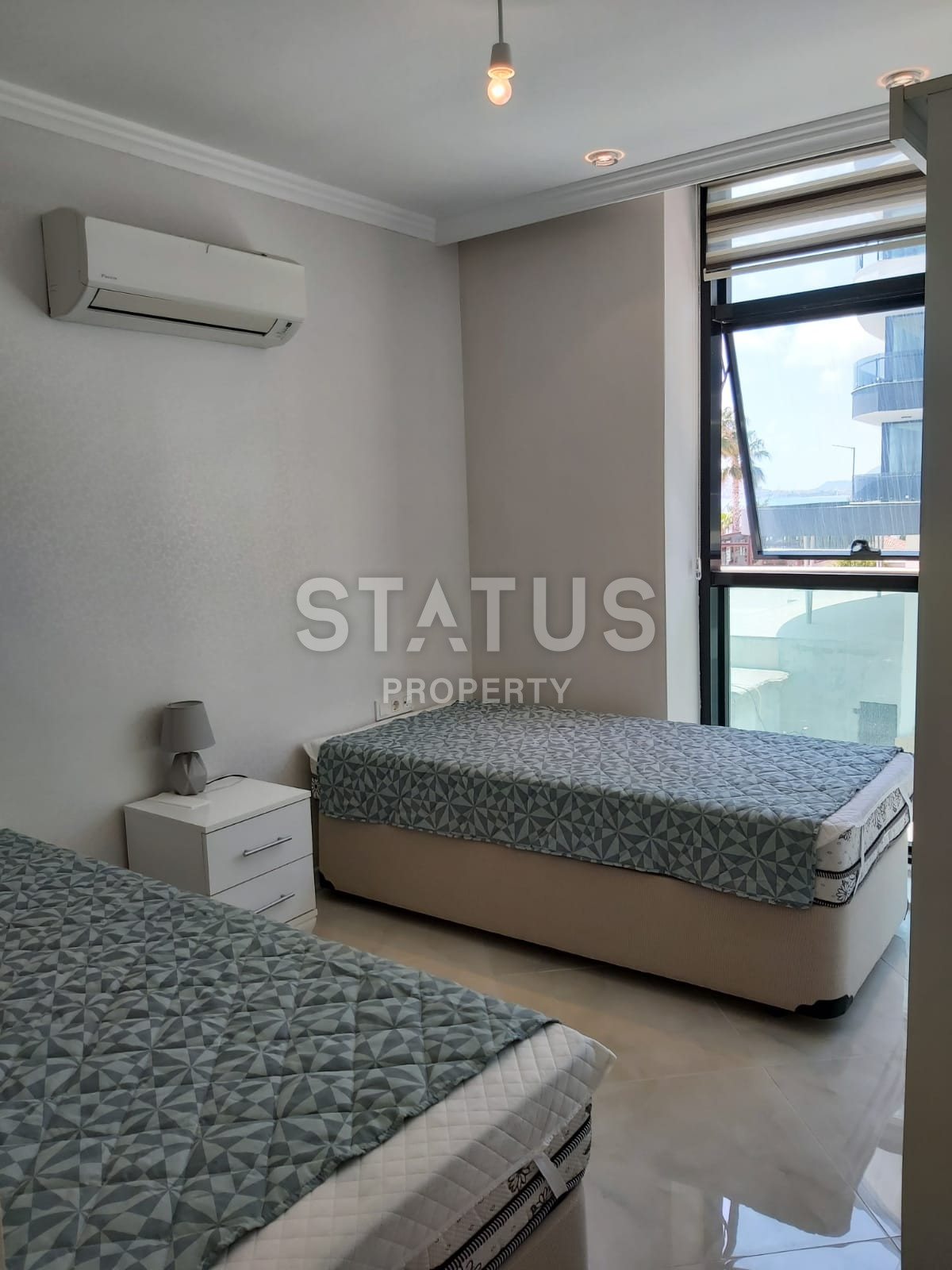 Меблированная квартира с панорамным видом на средиземное море в премиальной резиденции в открытом районе ОБА.100м2 фото 12