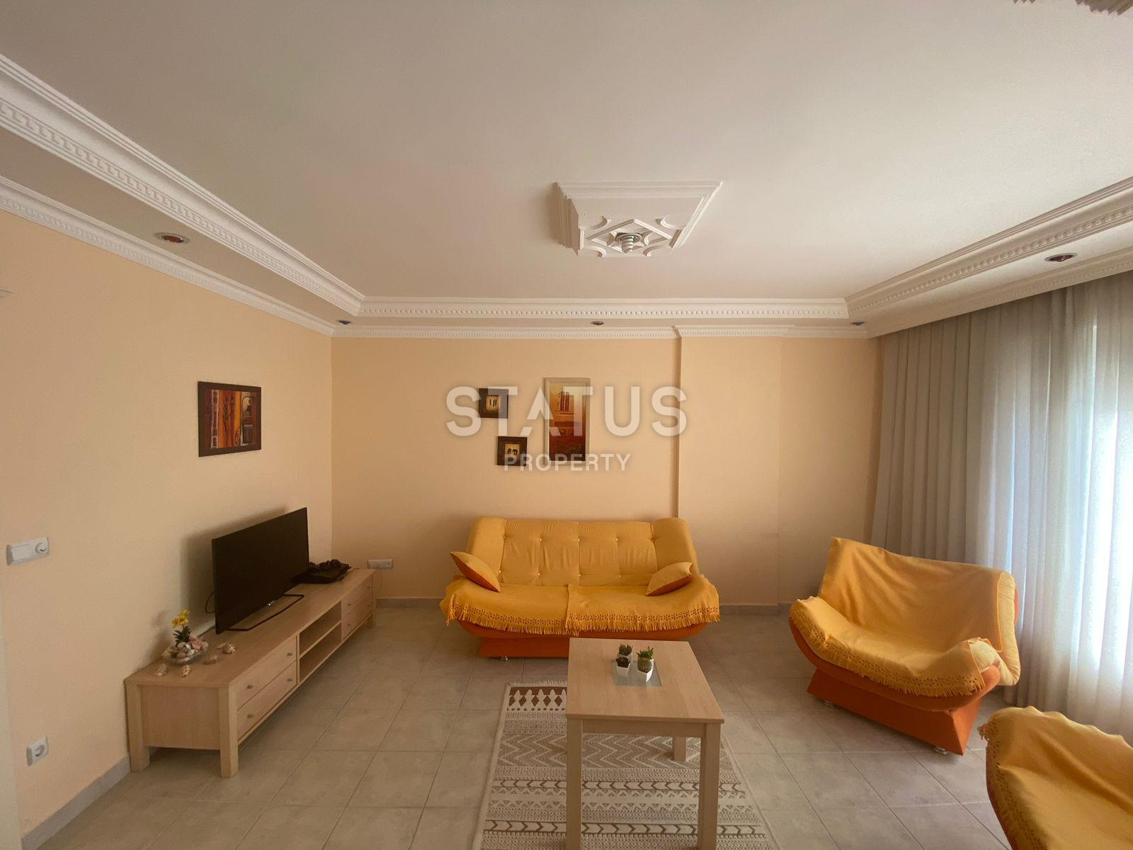 Трёхкомнатная меблированная квартира в 200м от моря в открытом районе ОБА. 105м2 фото 7