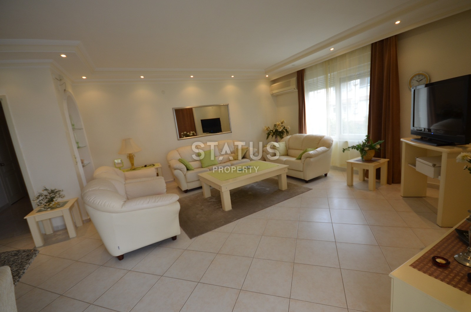 Меблированная трёхкомнатная квартира у моря в районе нижняя ОБА. 120м2 фото 3