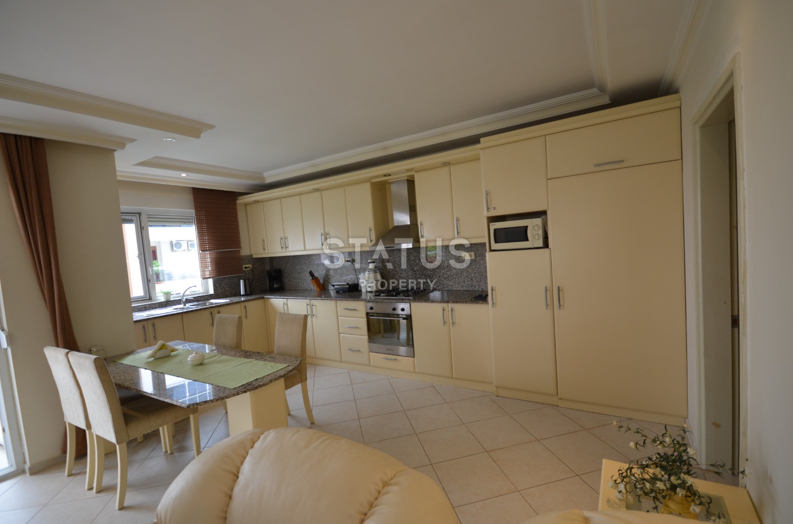 Меблированная трёхкомнатная квартира у моря в районе нижняя ОБА. 120м2 фото 7