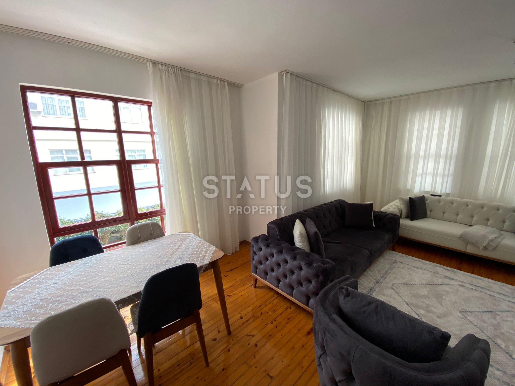 Трёхкомнатная квартира с отдельной кухней в 150м от пляжа Клеопатры. 120м2 фото 3