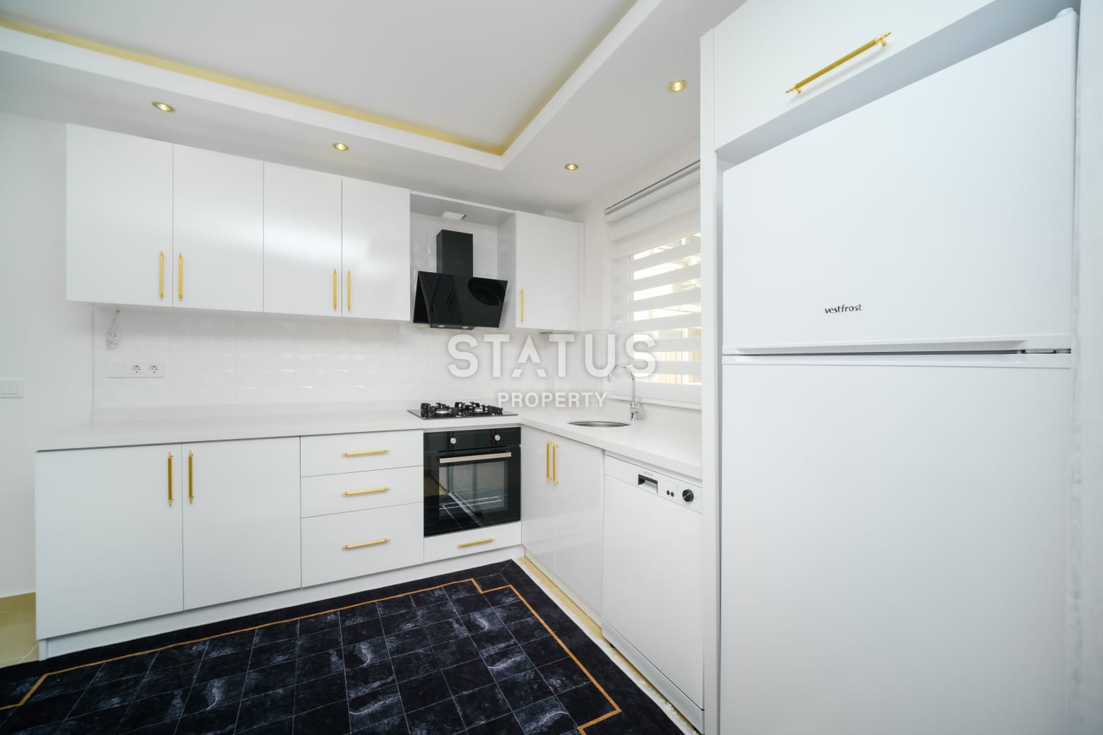 Апартаменты 2+1 с видом на море и Кале в комплексе с богатой инфраструктурой в  Джикджилли. 110м2 фото 9