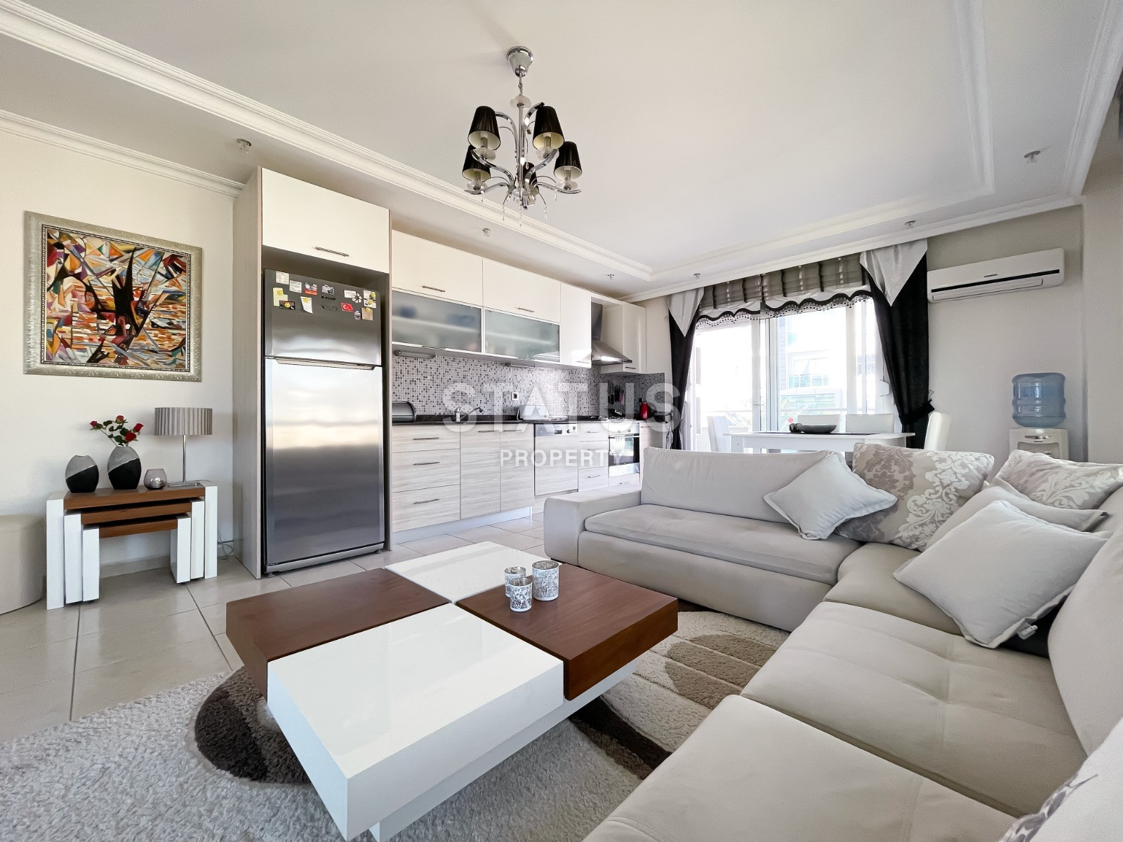 Turnkey penthouse with sea and mountain views 4+1 in a complex with luxurious infrastructure in Oba, 220 m2 фото 5