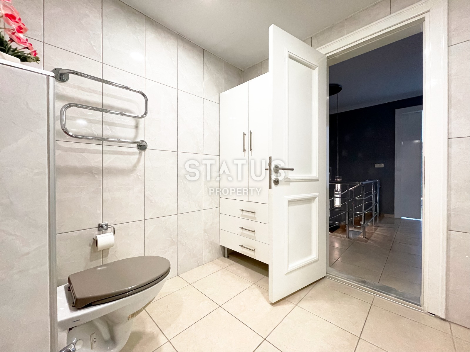 Turnkey penthouse with sea and mountain views 4+1 in a complex with luxurious infrastructure in Oba, 220 m2 фото 12