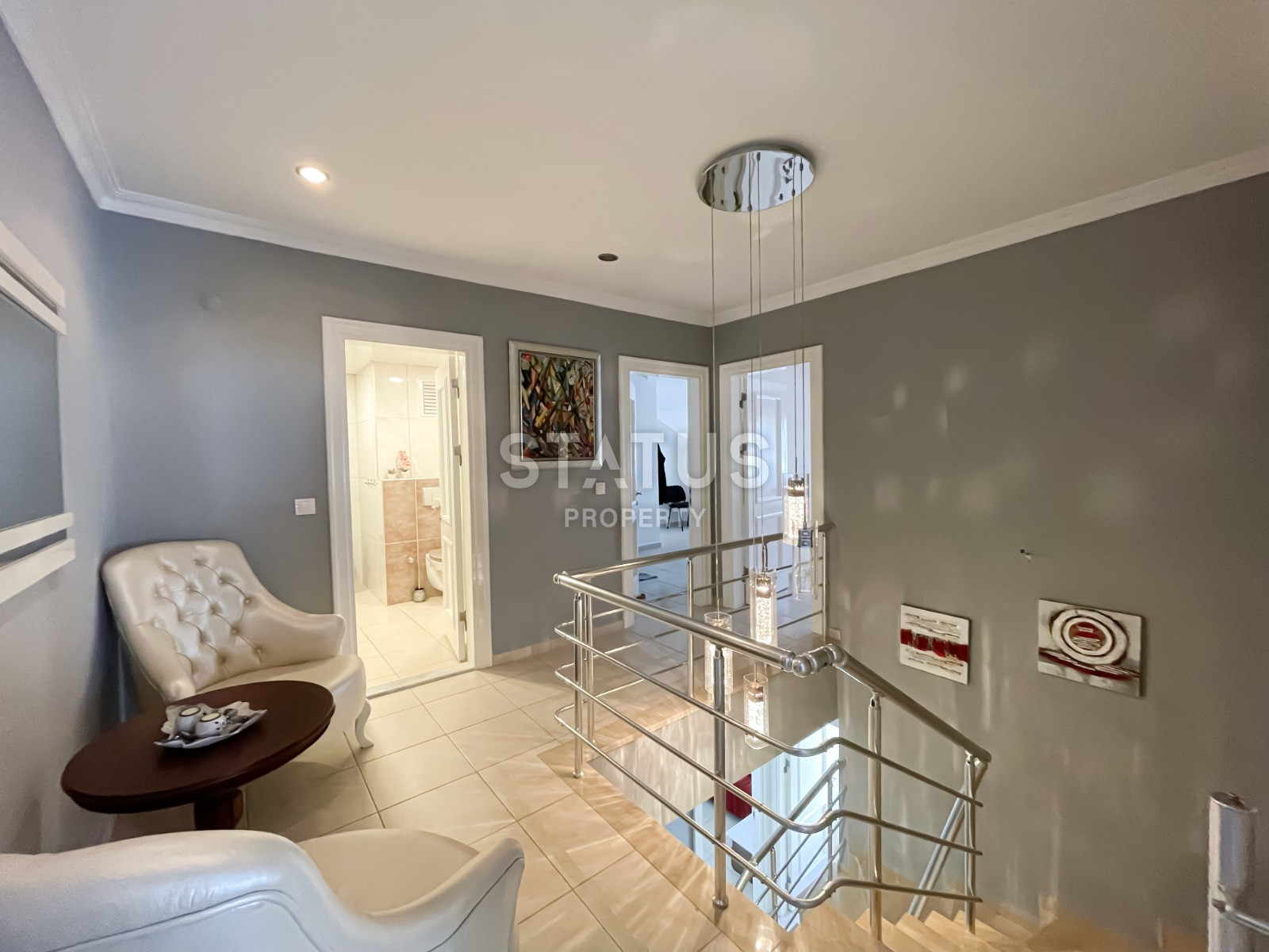 Turnkey penthouse with sea and mountain views 4+1 in a complex with luxurious infrastructure in Oba, 220 m2 фото 17