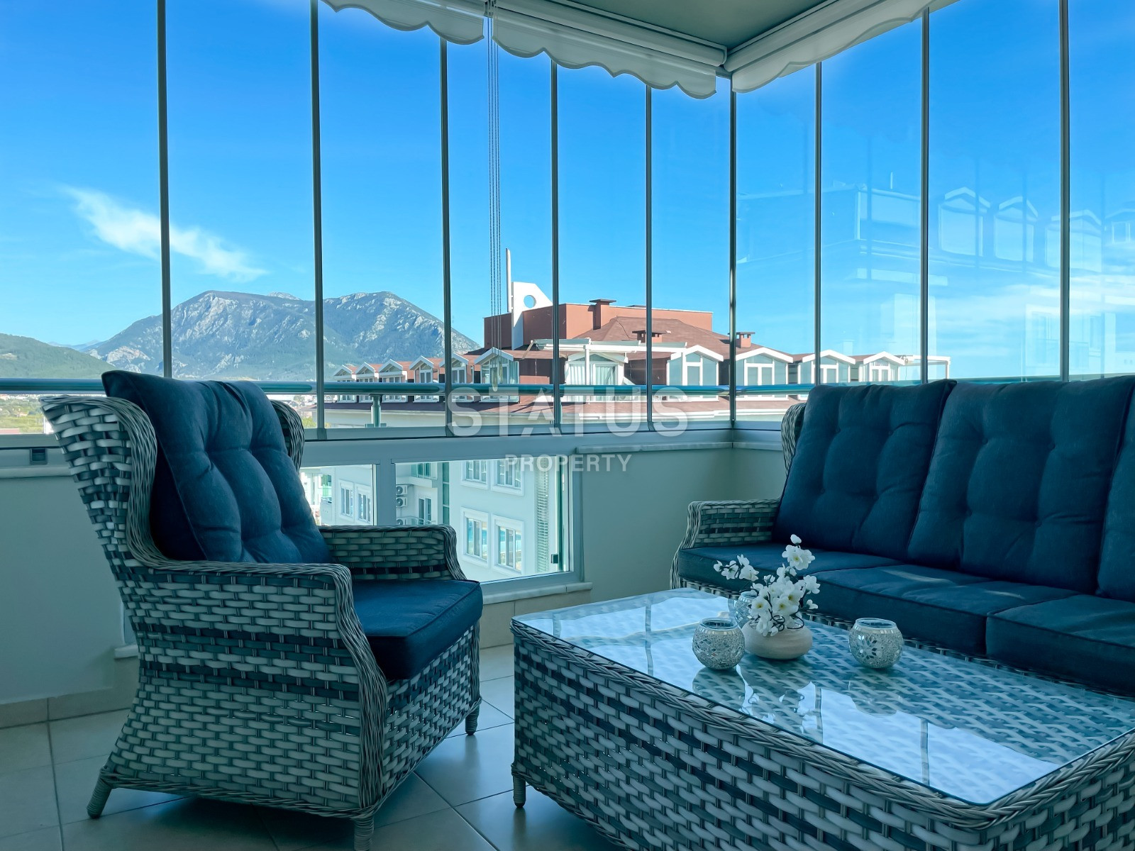 Turnkey penthouse with sea and mountain views 4+1 in a complex with luxurious infrastructure in Oba, 220 m2 фото 19