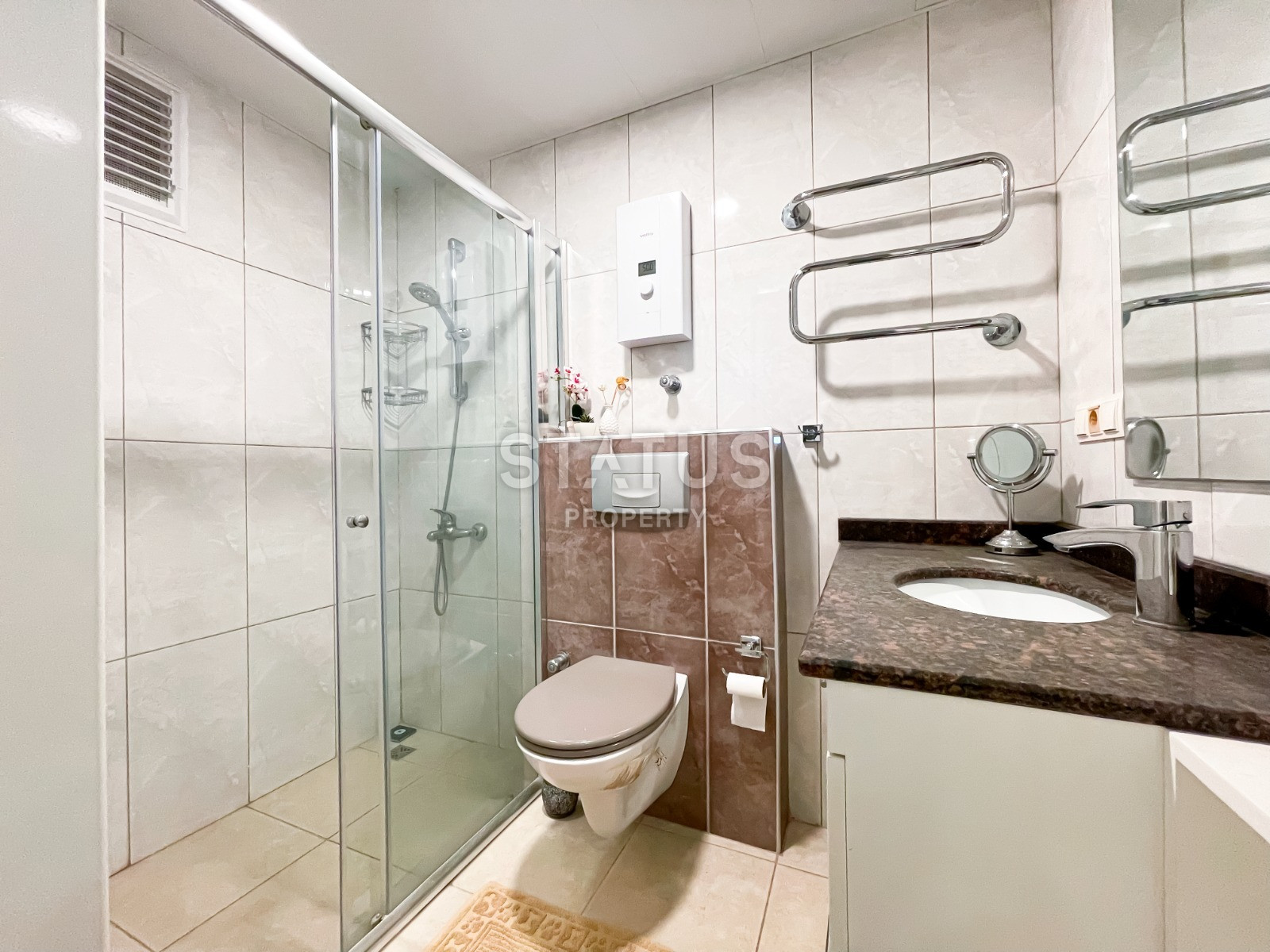 Turnkey penthouse with sea and mountain views 4+1 in a complex with luxurious infrastructure in Oba, 220 m2 фото 21