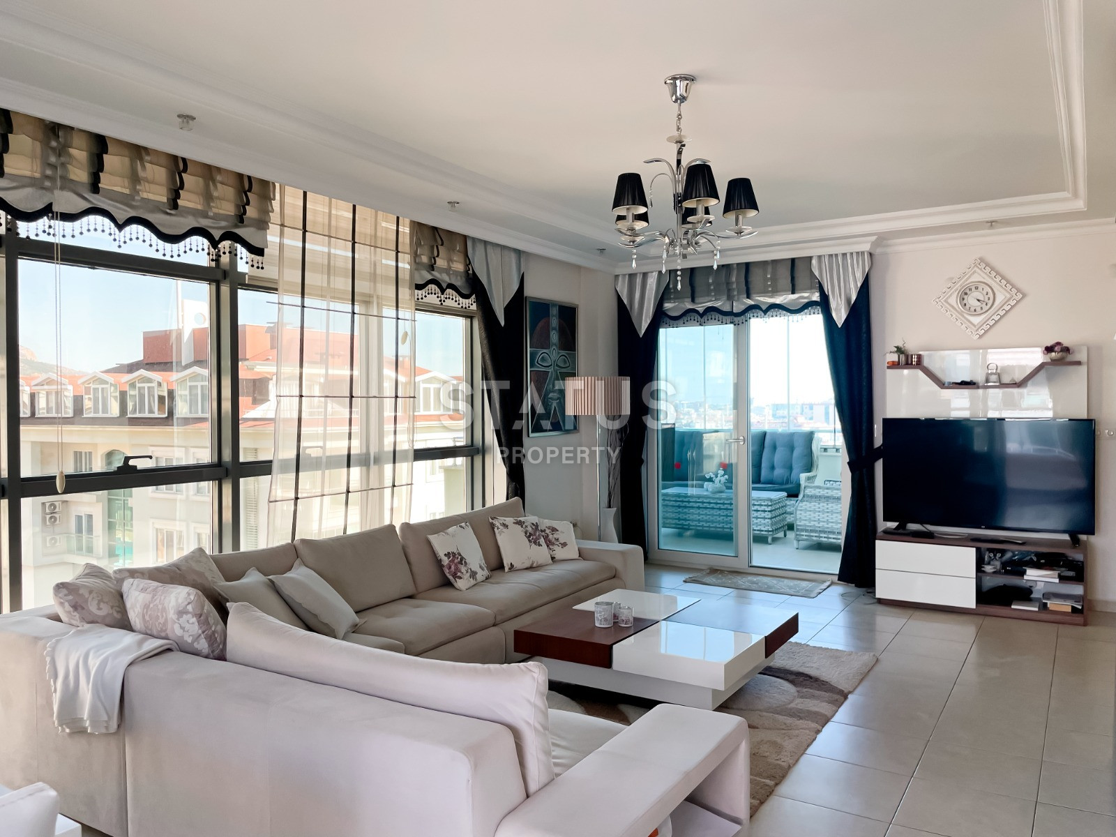 Turnkey penthouse with sea and mountain views 4+1 in a complex with luxurious infrastructure in Oba, 220 m2 фото 25
