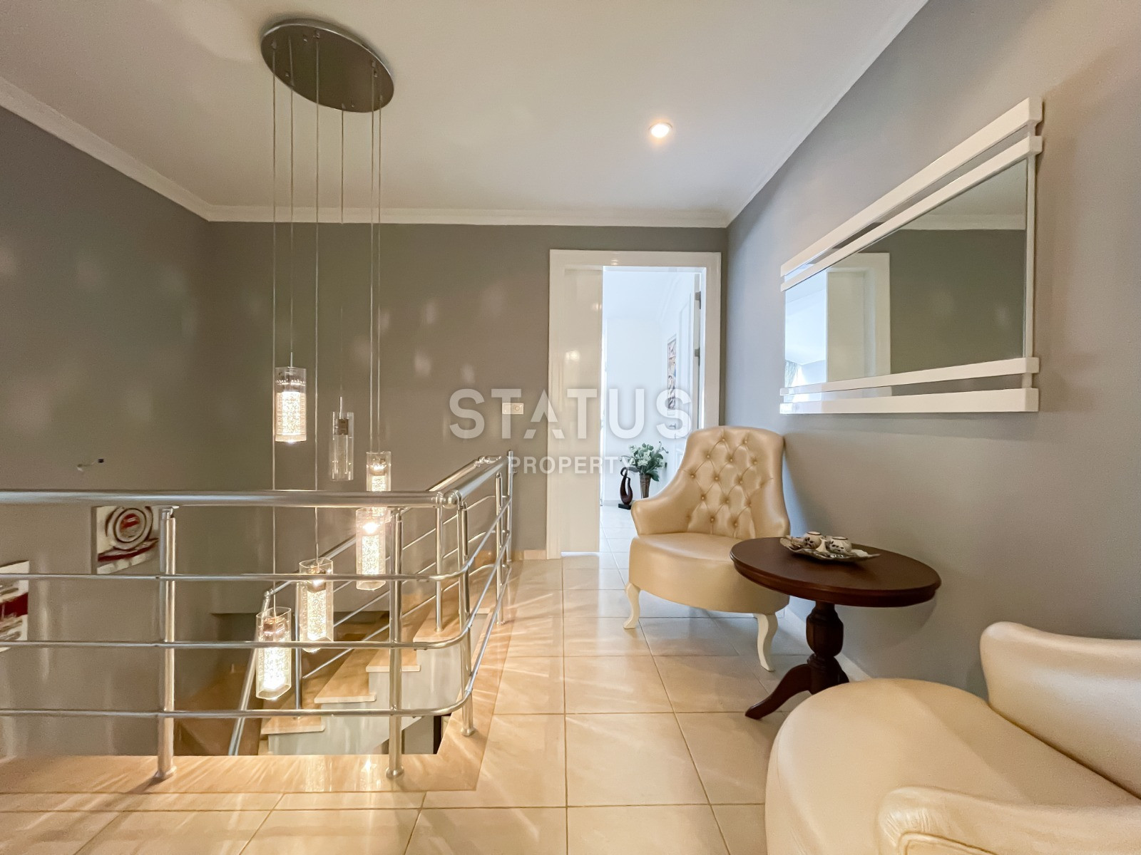 Turnkey penthouse with sea and mountain views 4+1 in a complex with luxurious infrastructure in Oba, 220 m2 фото 32