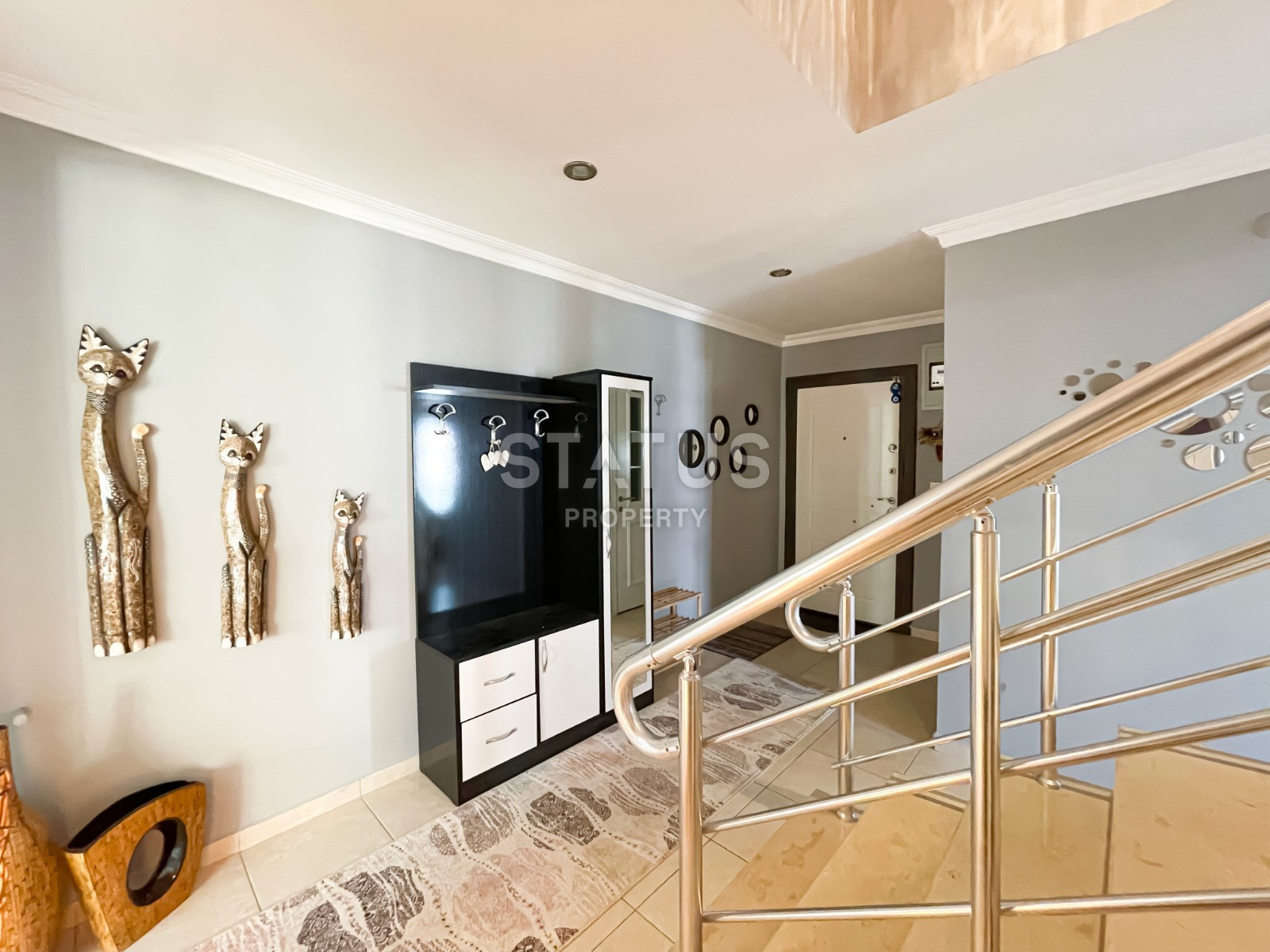 Turnkey penthouse with sea and mountain views 4+1 in a complex with luxurious infrastructure in Oba, 220 m2 фото 43