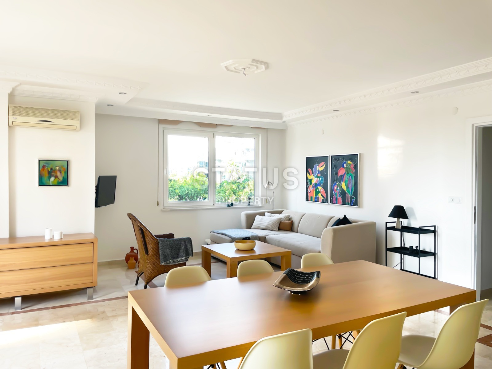 Furnished three-room apartment by the sea 100m from it in Mahmutlar district. 110m2 фото 4